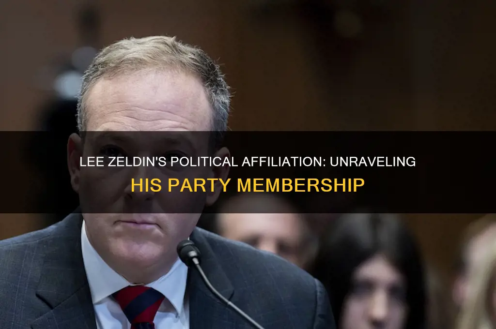 what political party is lee zeldin