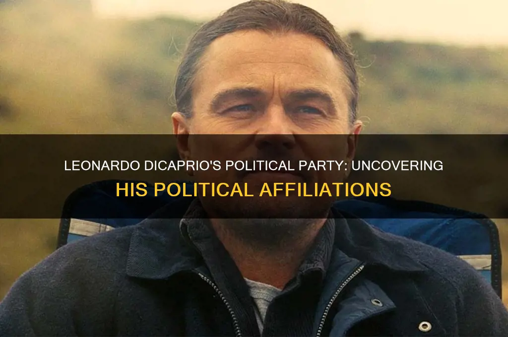 what political party is leonardo dicaprio