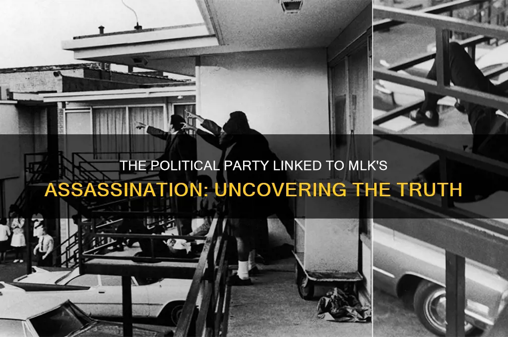 what political party is linked to the death of mlk