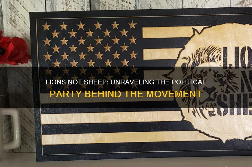 what political party is lions not sheep