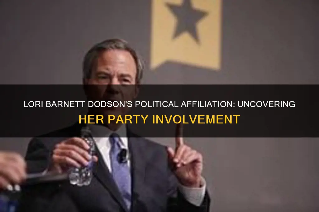 what political party is lori barnett dodson involved in