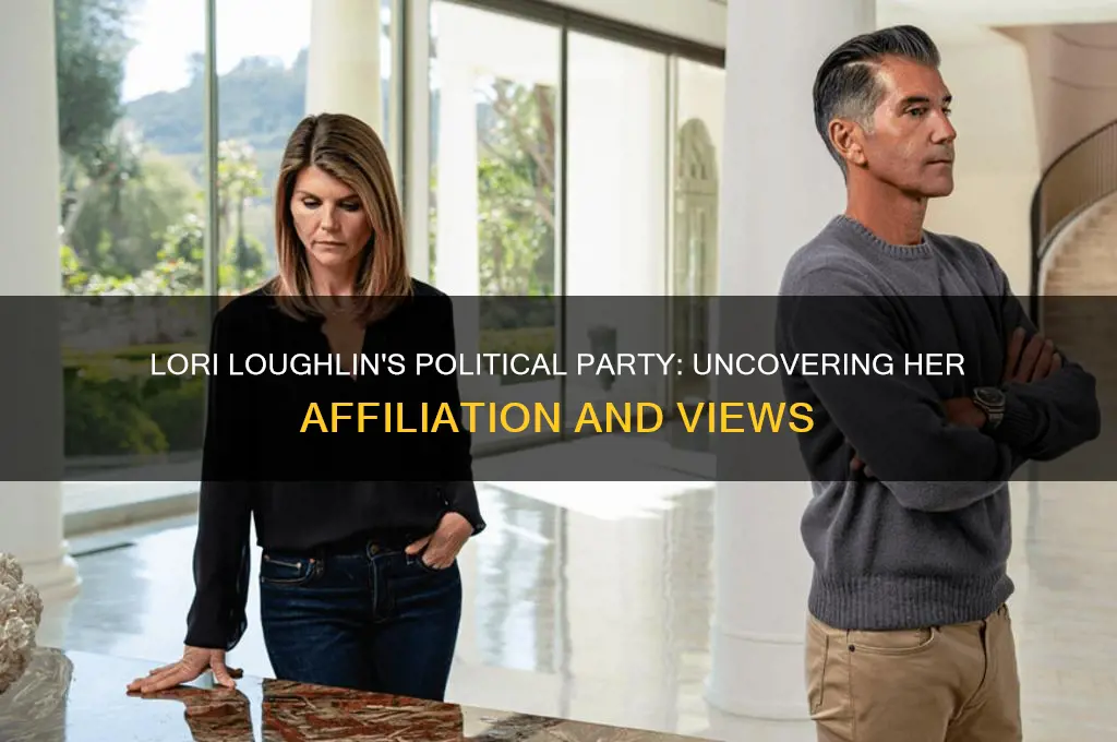what political party is lori loughlin