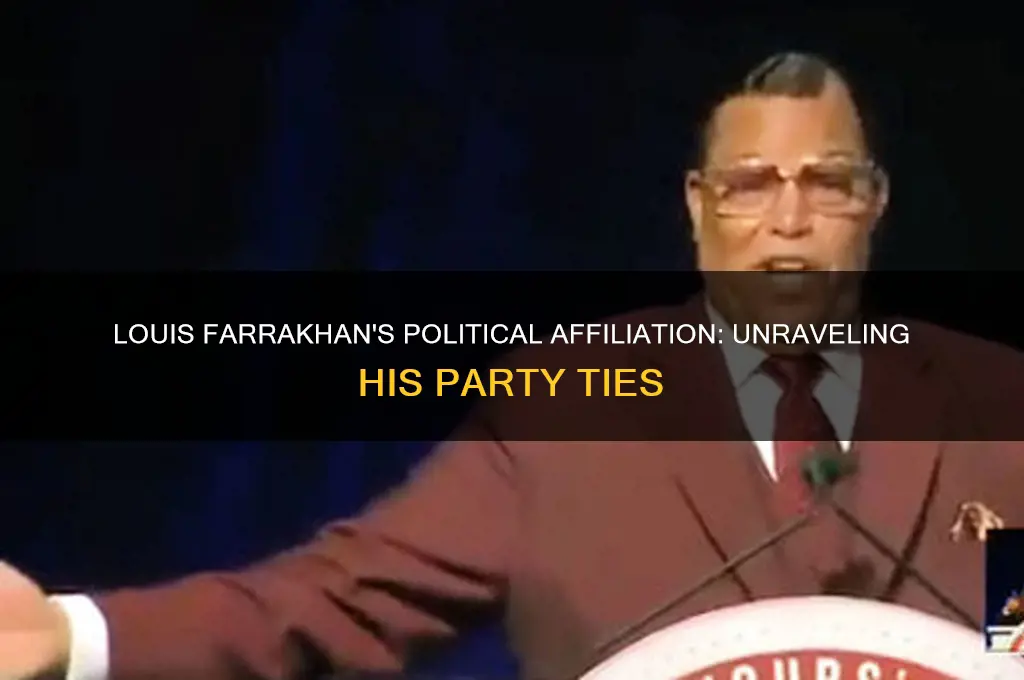 what political party is louis farrakhan