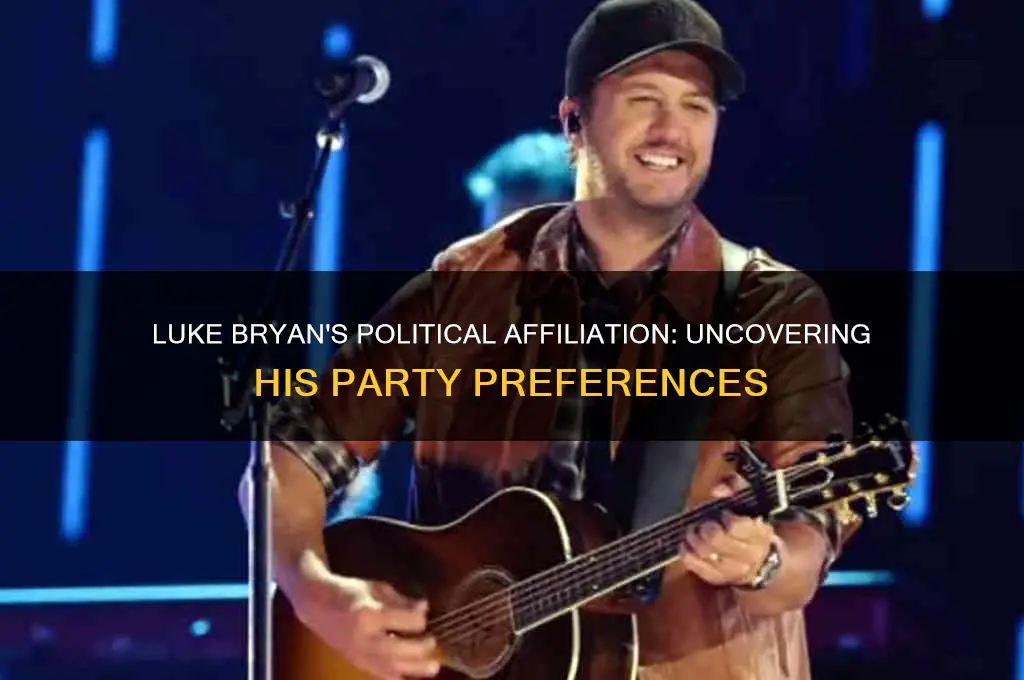 what political party is luke bryan