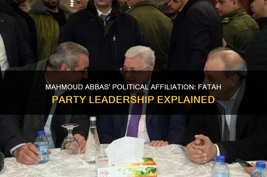 what political party is mahmoud abbas part