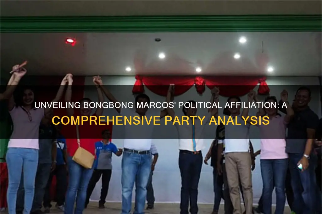 what political party is marcos