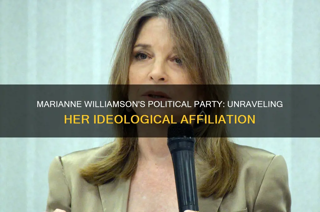 what political party is marianne williamson