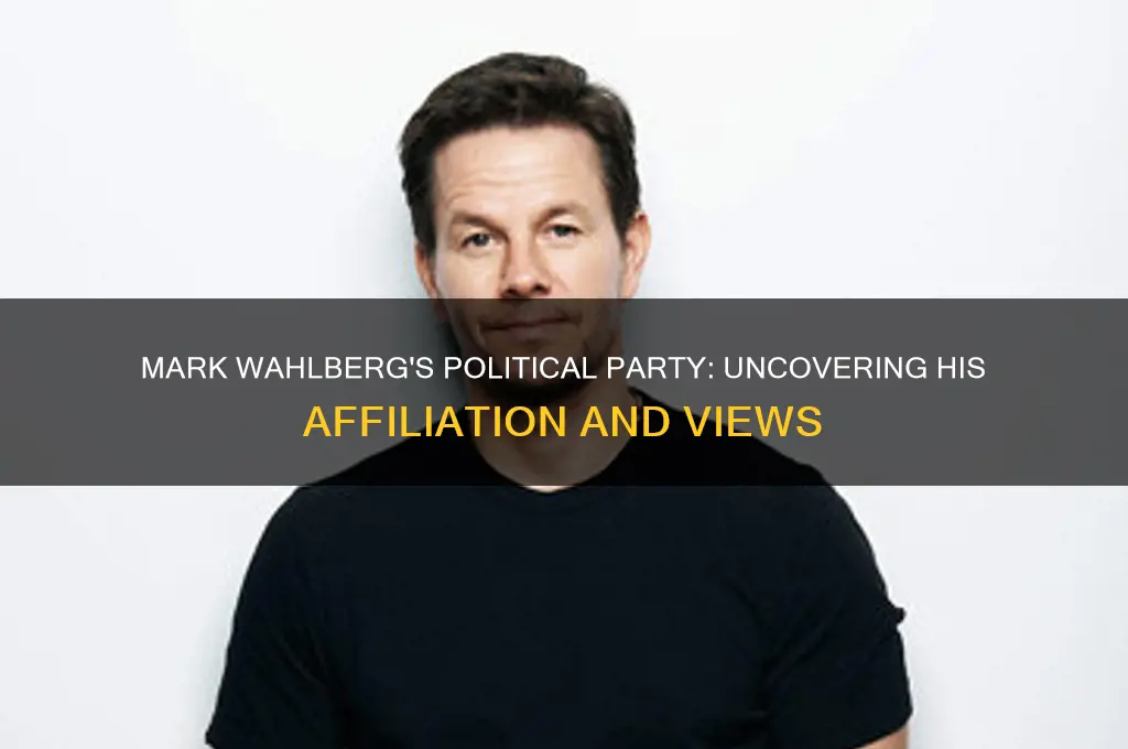 what political party is mark wahlberg