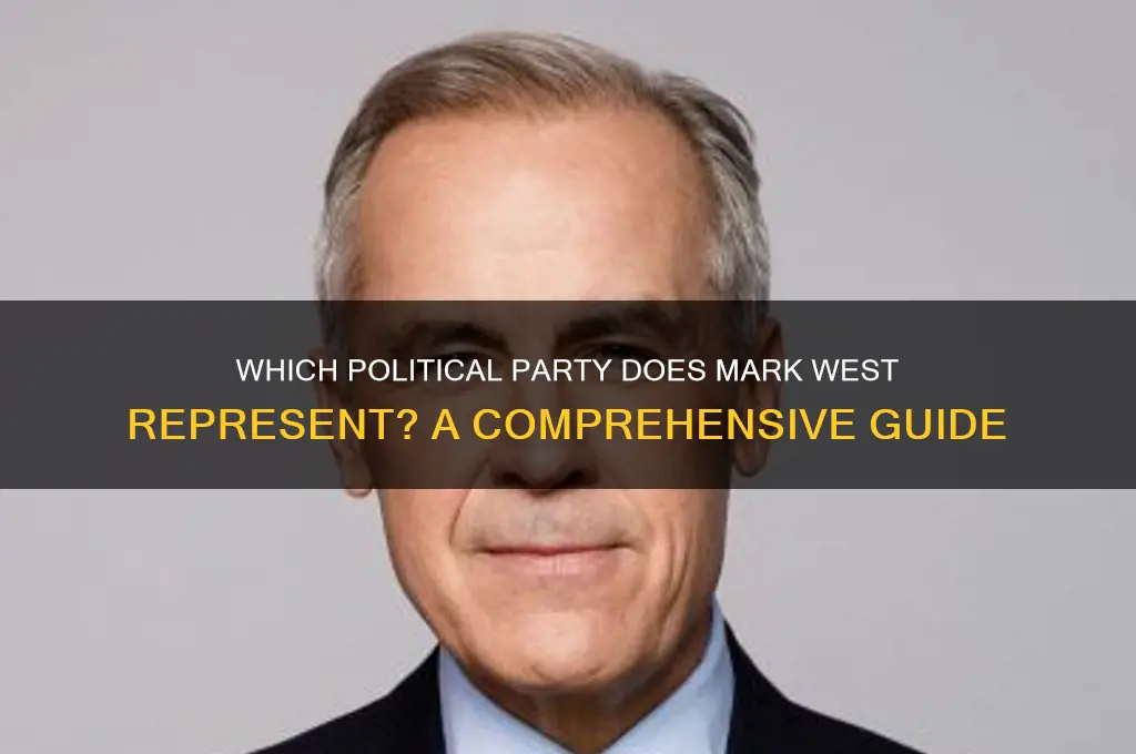 what political party is mark west represent