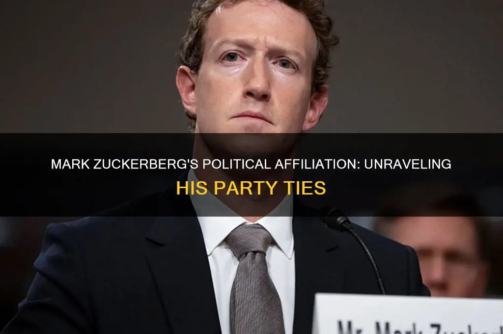 what political party is mark zucenberg