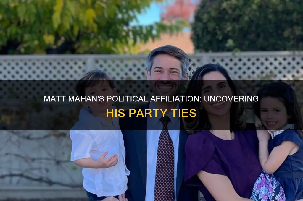 what political party is matt mahan