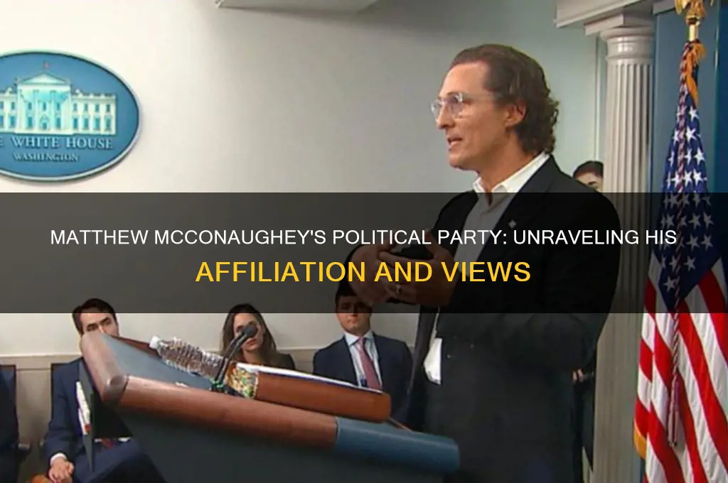 what political party is matthew mc