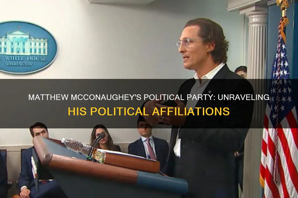 what political party is matthew mccon