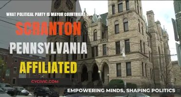 Mayor Courtright's Political Party Affiliation in Scranton, Pennsylvania