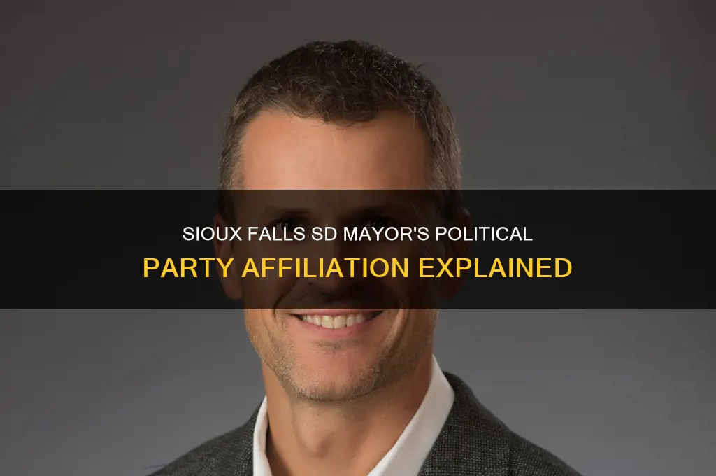 what political party is mayor of sioux falls sd