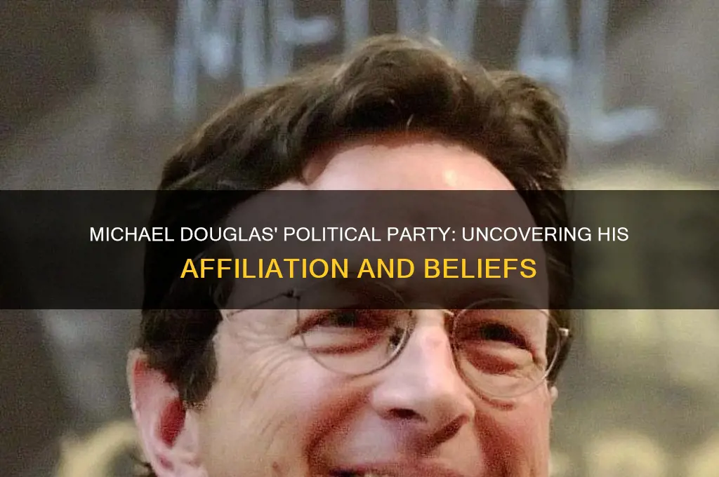 what political party is michael douglas