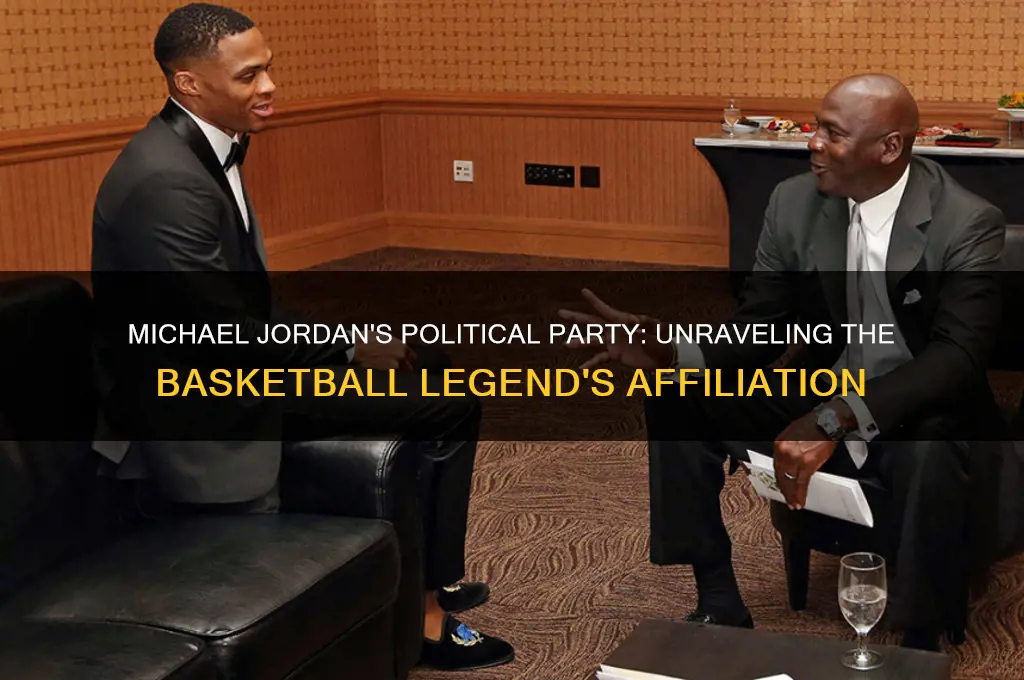 what political party is michael jordan