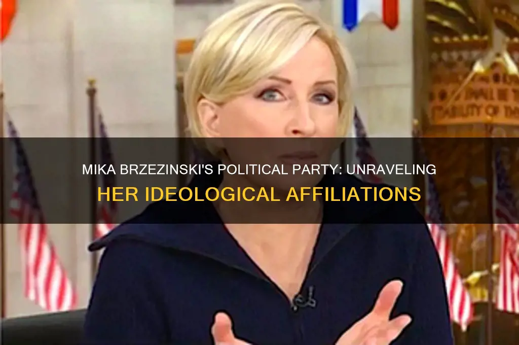what political party is mika brzezinski