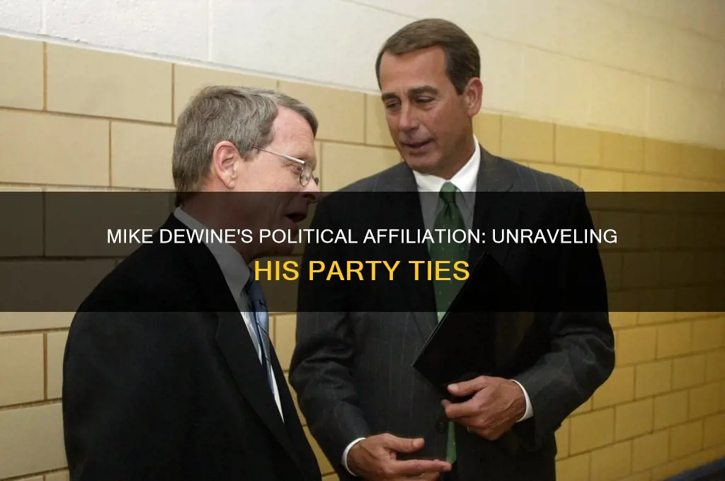 what political party is mike dewine
