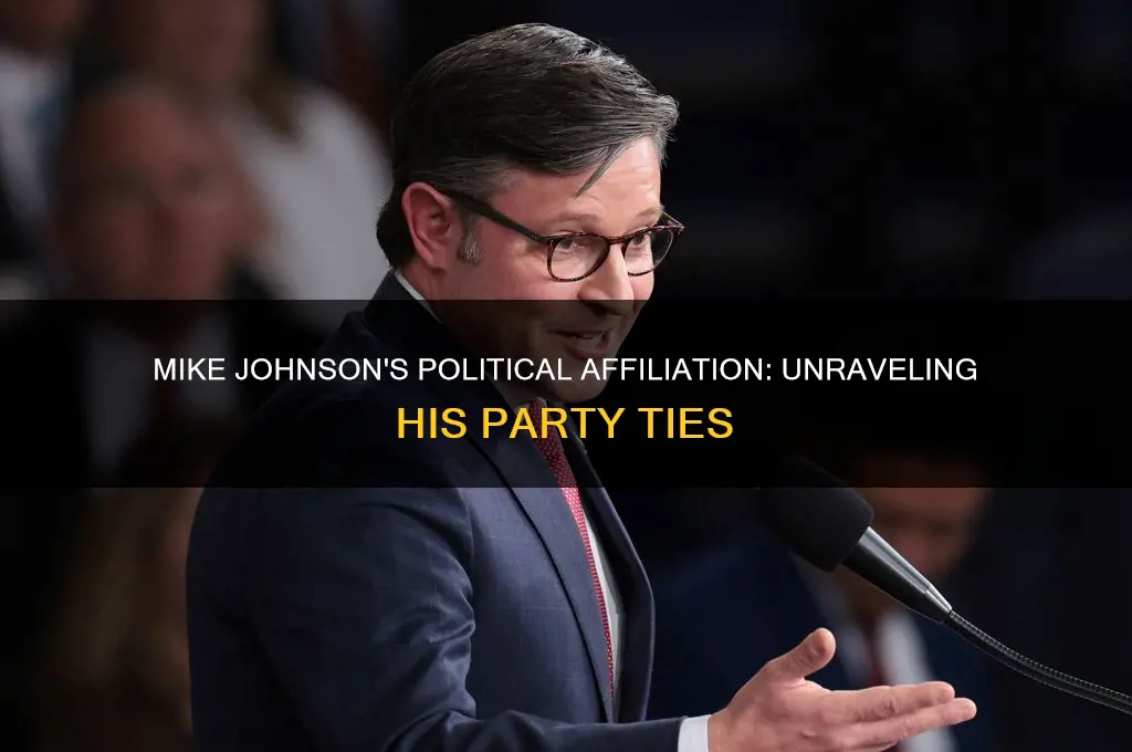 what political party is mike johnson