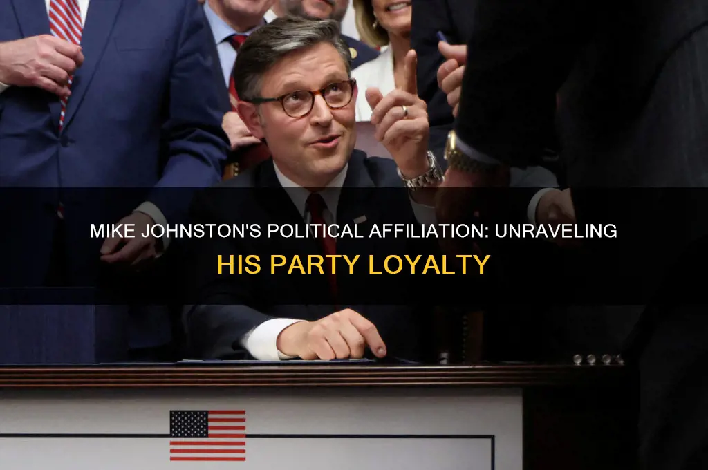 what political party is mike johnston