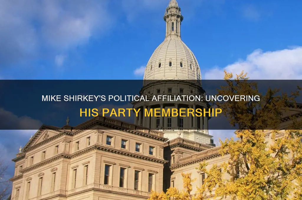 what political party is mike shirkey