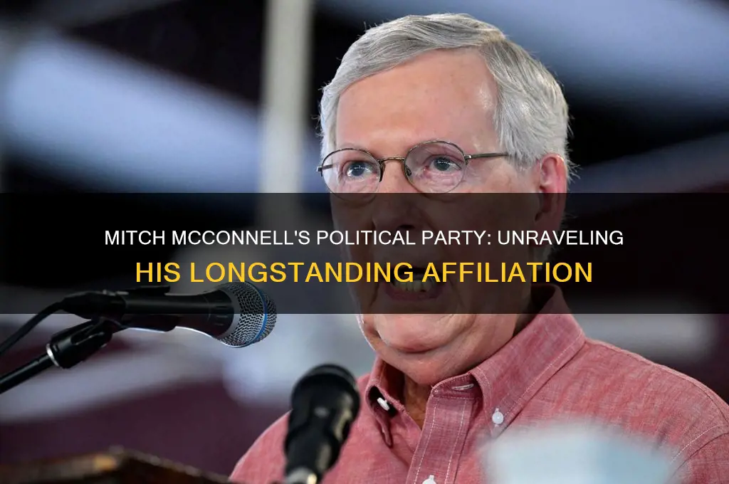 what political party is mitch mcconnell