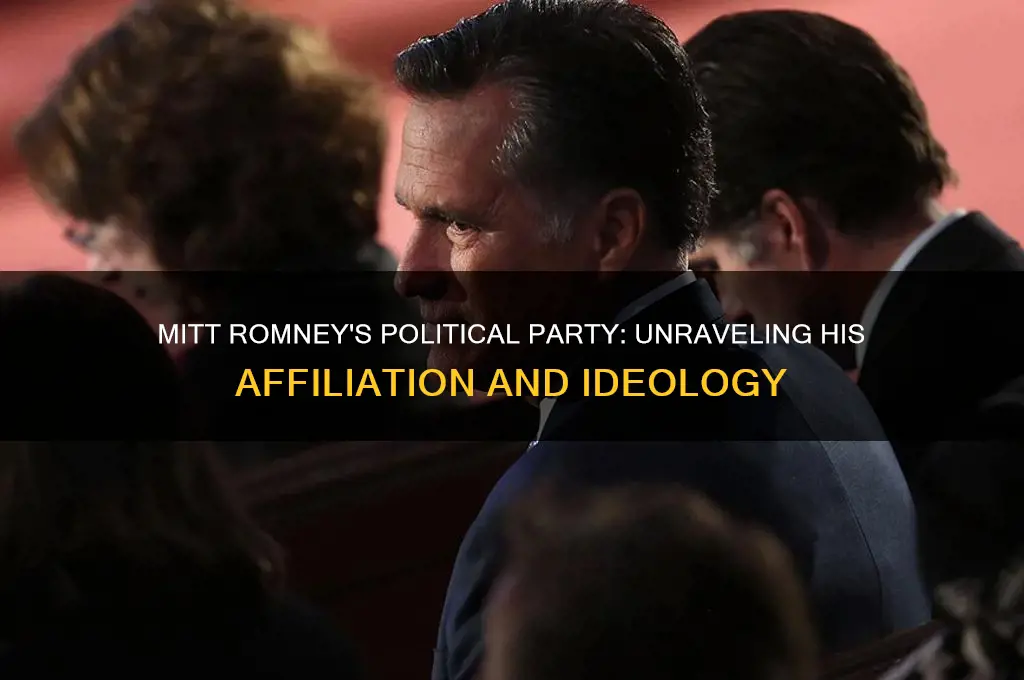what political party is mittromney