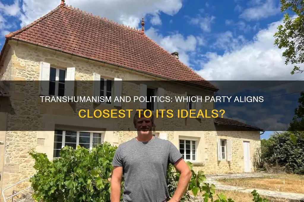 what political party is more closely related to transhumanism