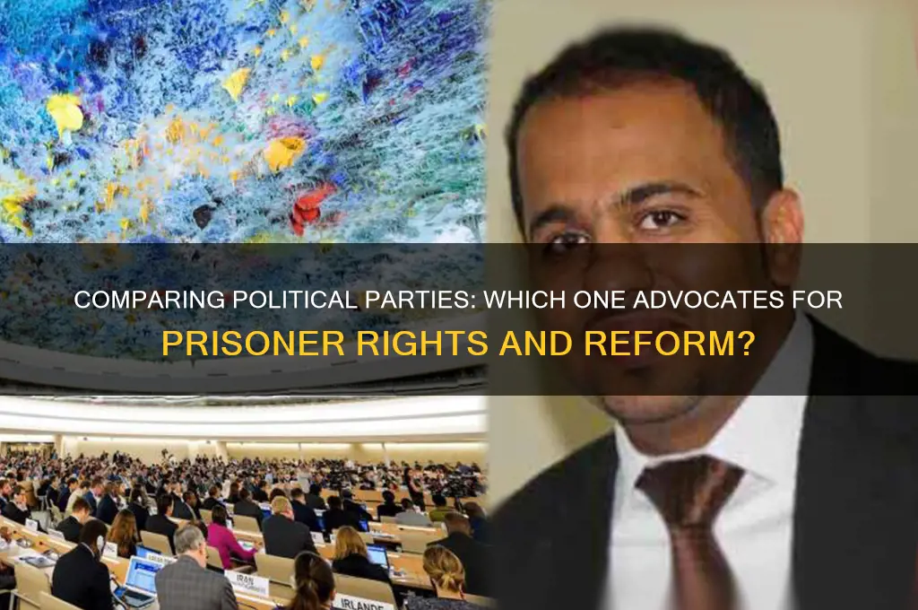 what political party is more friendly to prisoners