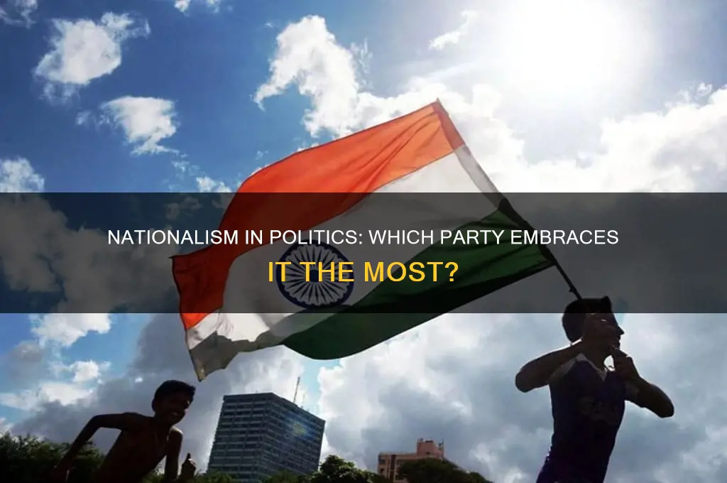 what political party is more likely to be nationalistic