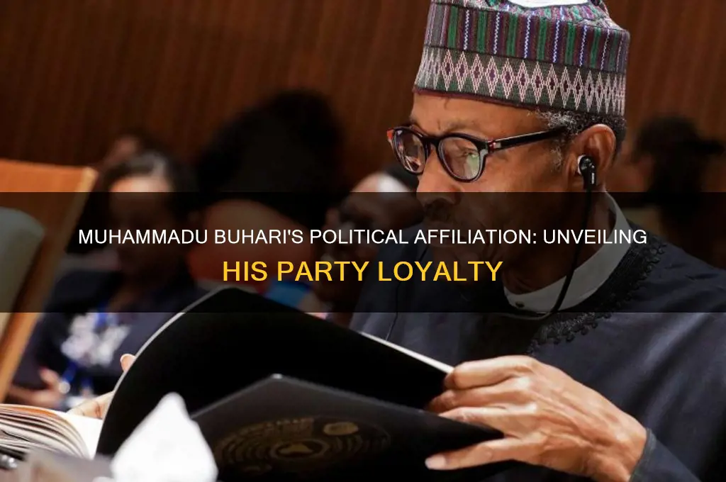 what political party is muhammadu buhari affiliated with