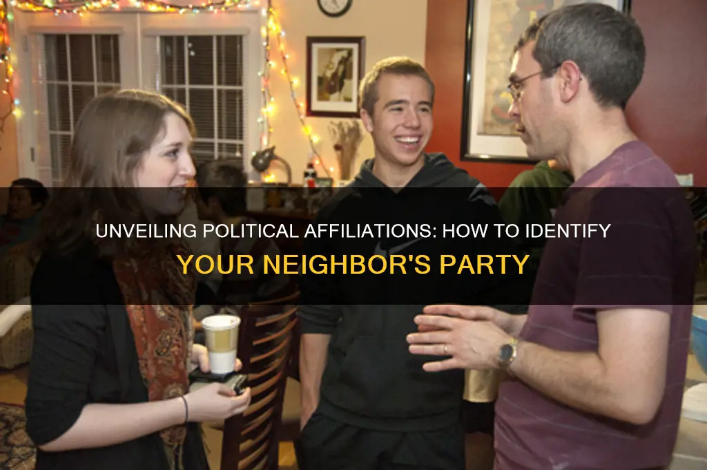 what political party is my neighbor