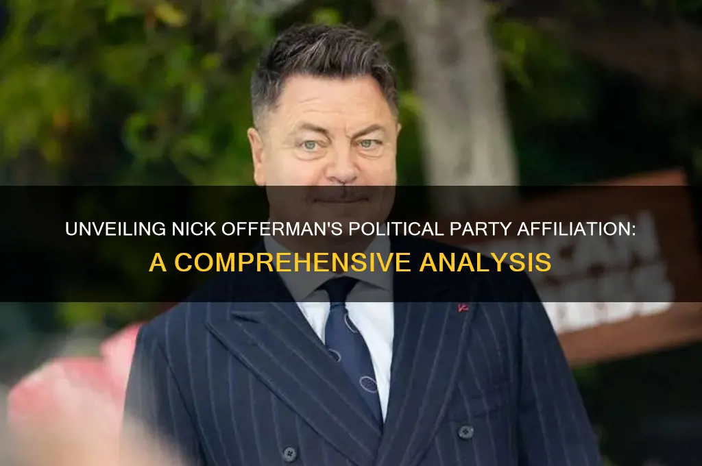 what political party is nick offerman