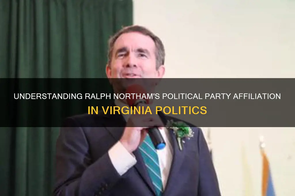 what political party is northam