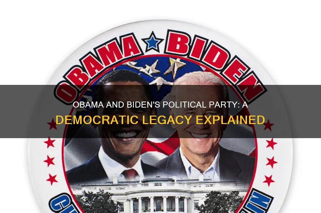 what political party is obama and biden