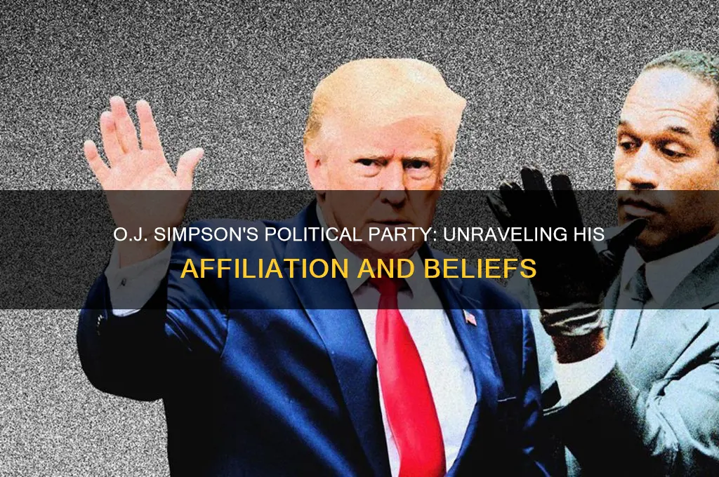 what political party is oj simpson