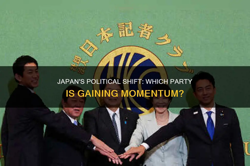 what political party is on the rise in japan