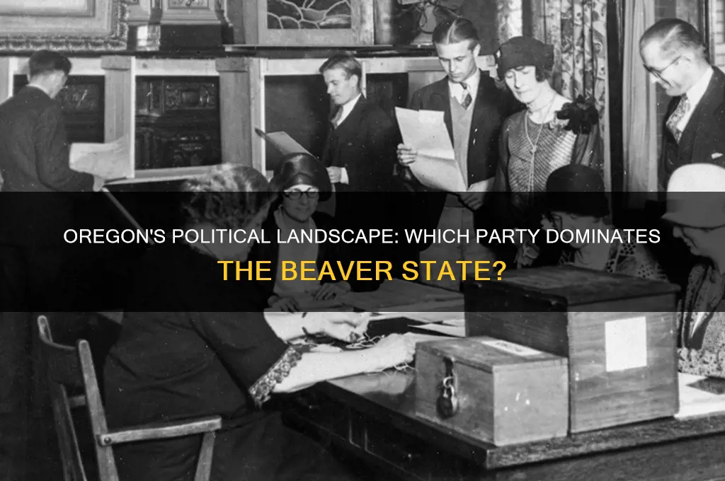 what political party is oregon