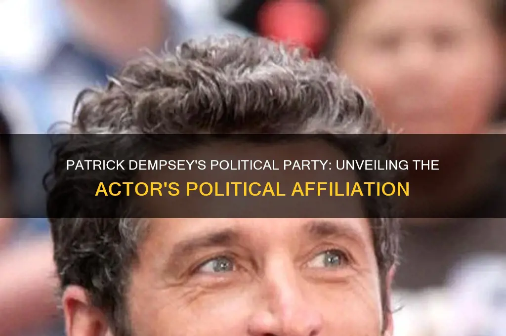 what political party is patrick dempsey