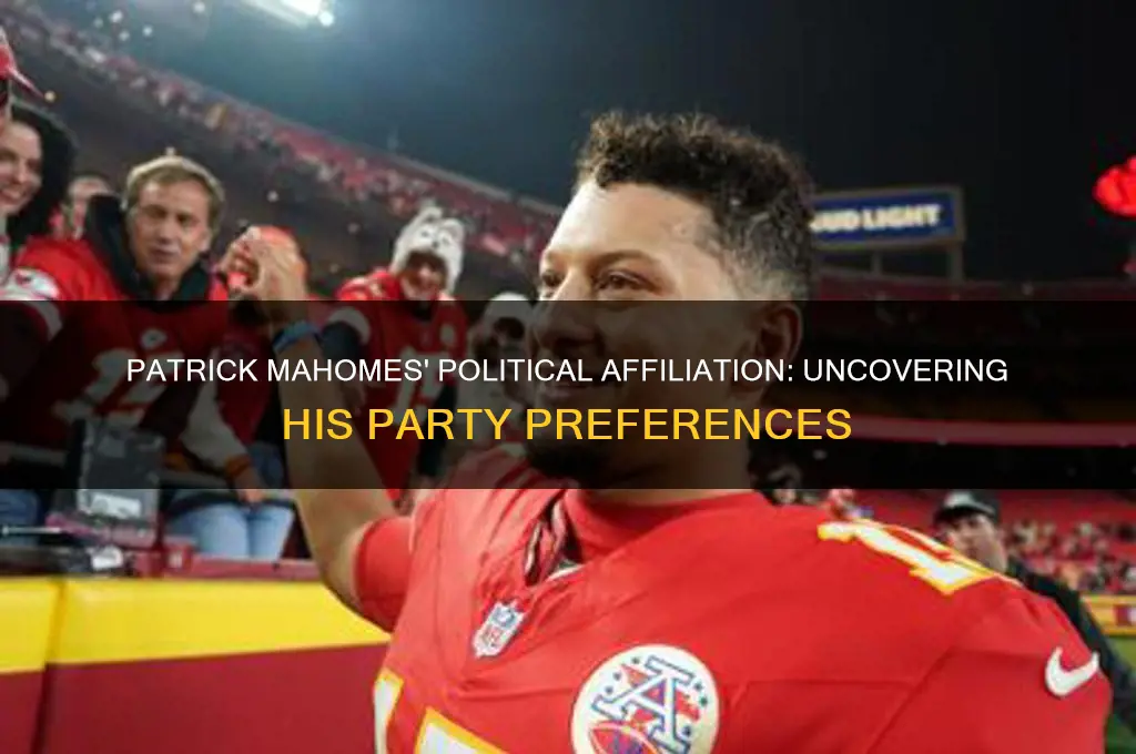 what political party is patrick mahomes