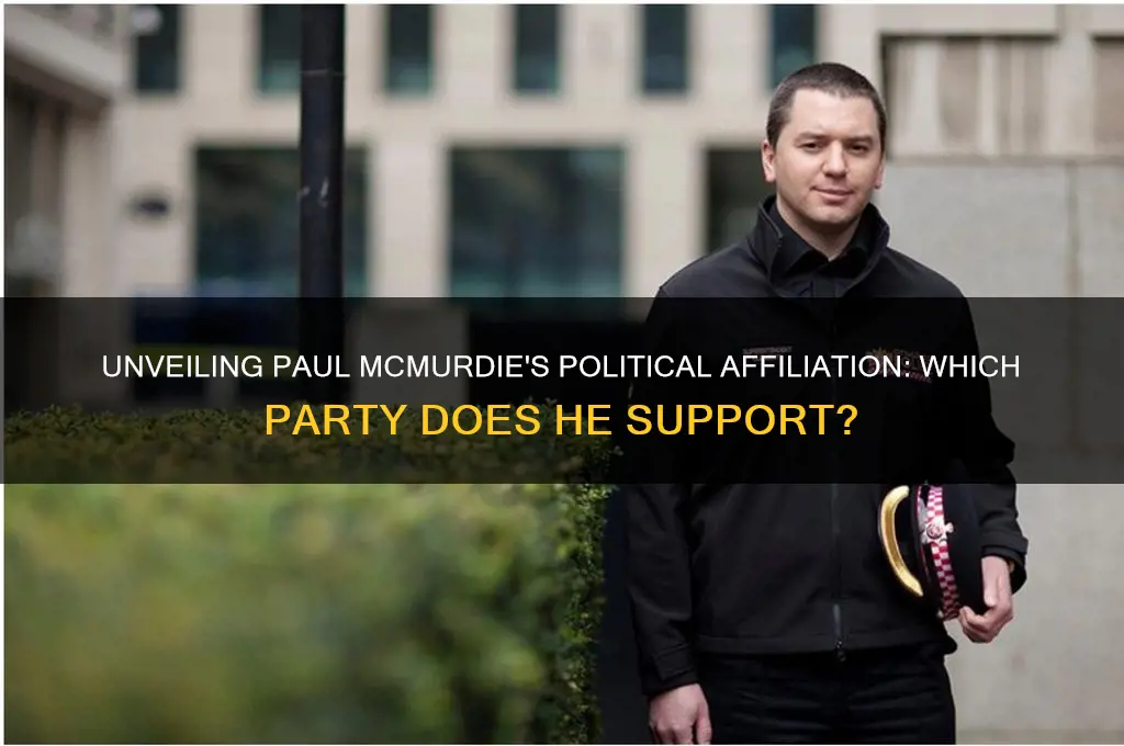 what political party is paul mcmurdie