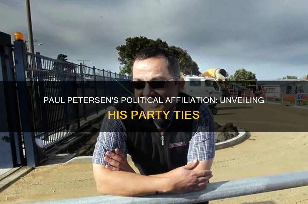 what political party is paul petersen with