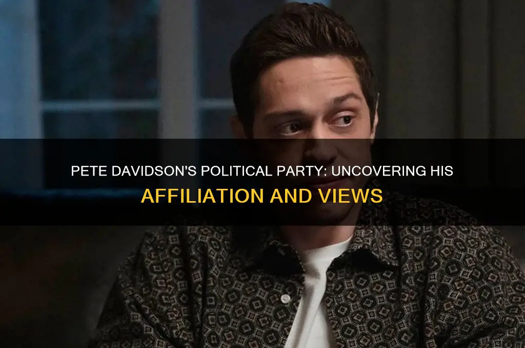 what political party is pete davidson