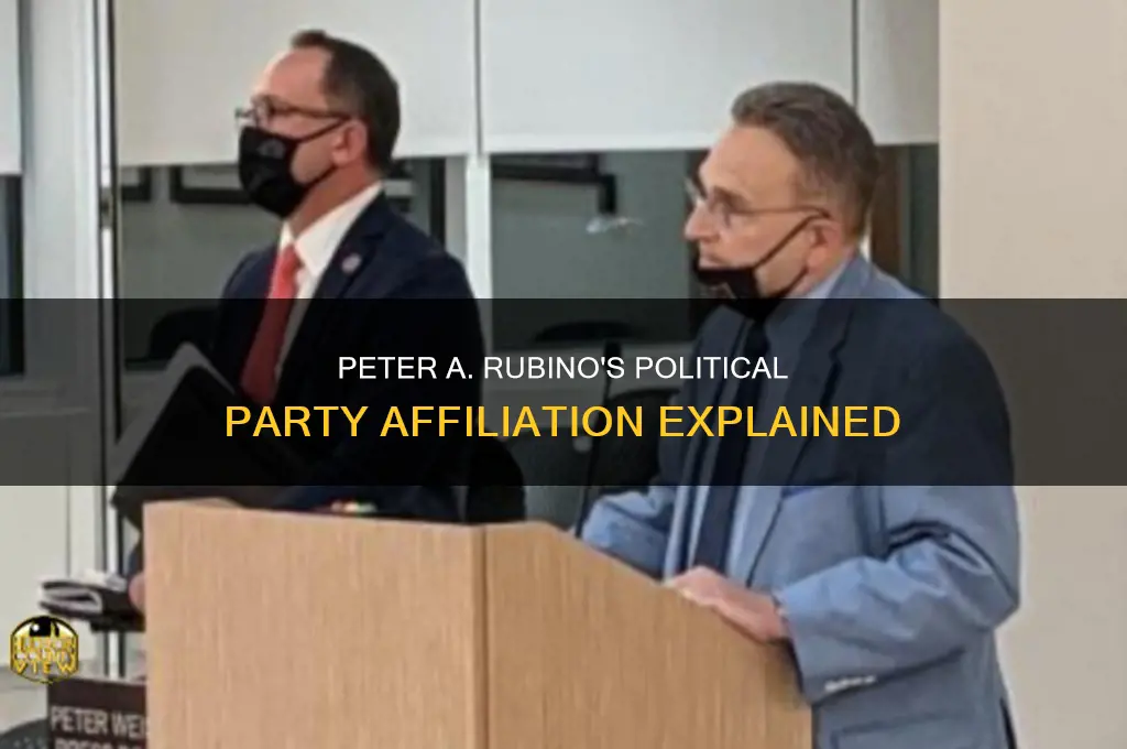 what political party is peter a rubino