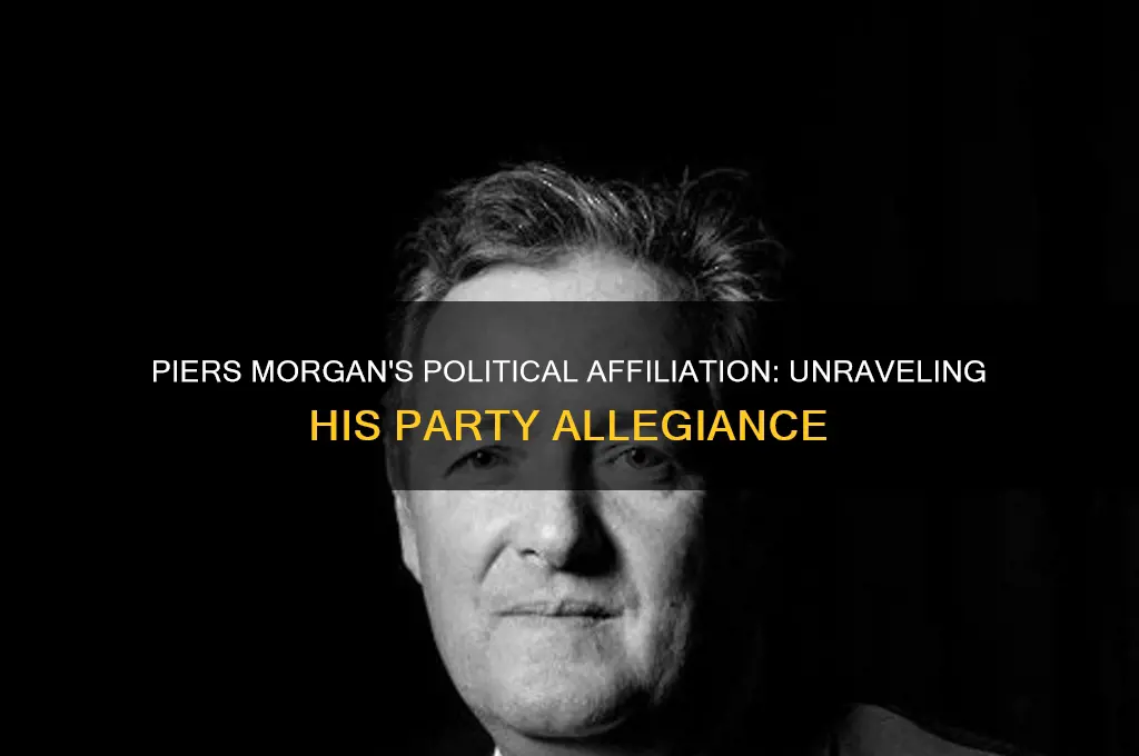 what political party is piers morgan