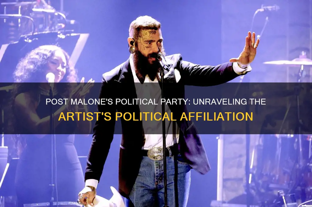 what political party is post malone