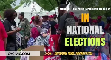 New York's National Election Dominance: Which Political Party Reigns Supreme?