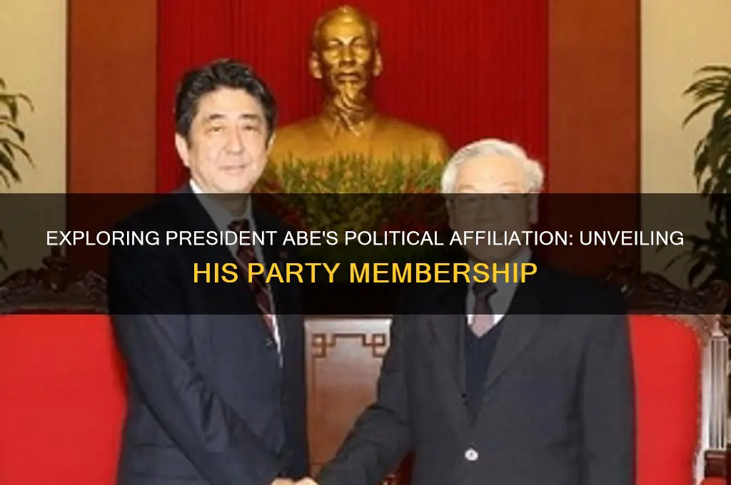 what political party is president abe