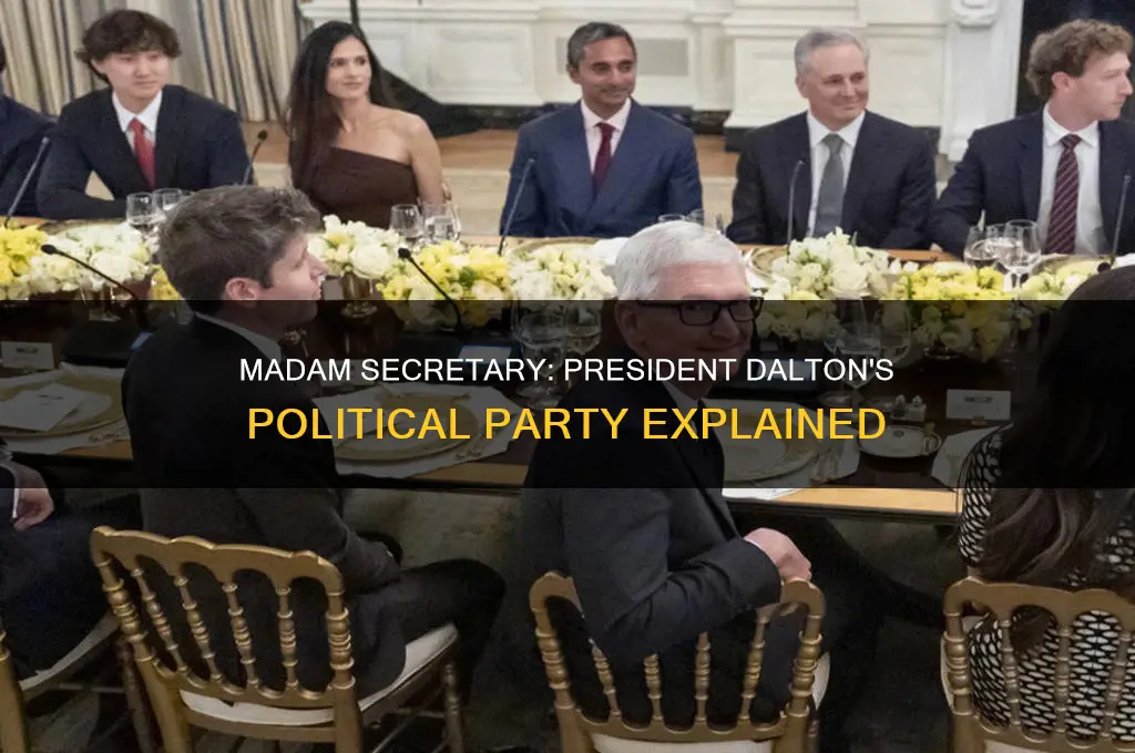 what political party is president dalton on madam secretary